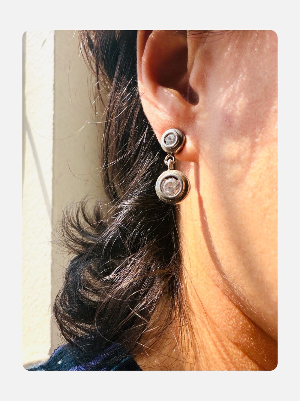 ★ Vintage Avenue NWT Cubic Zirconia Fashion Forward Dangle Earrings ★